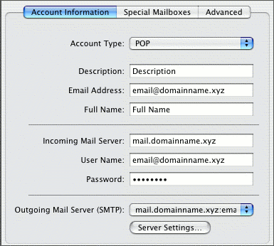 Mail Mail setup