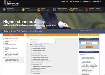 Comentum Web Application Cost Estimator