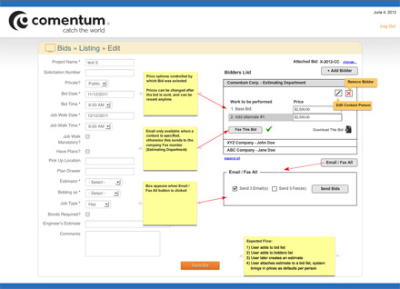 Wireframe Sample home Page