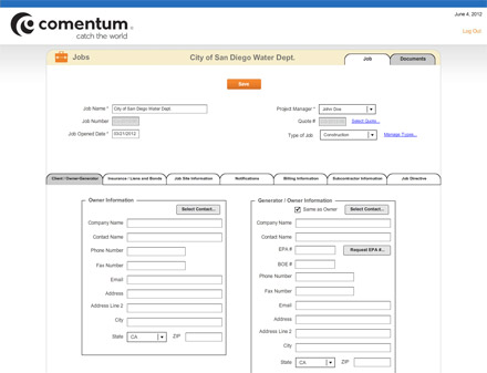 Wireframe Sample home Page